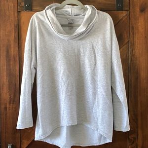 Never Worn Gray Champion Cowl Neck Sweatshirt